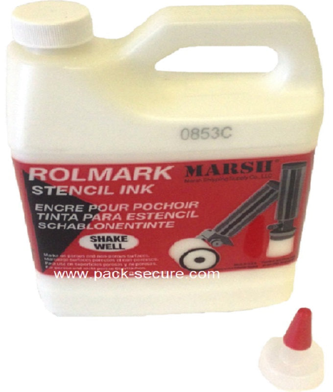 Rolmark Stencil Ink - White - 20923