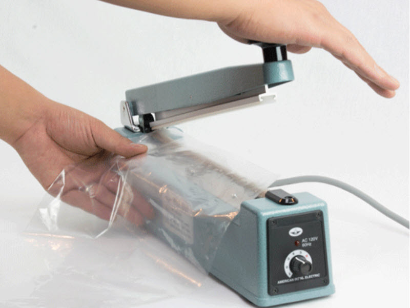 AIE Hand Impulse Sealer In Use