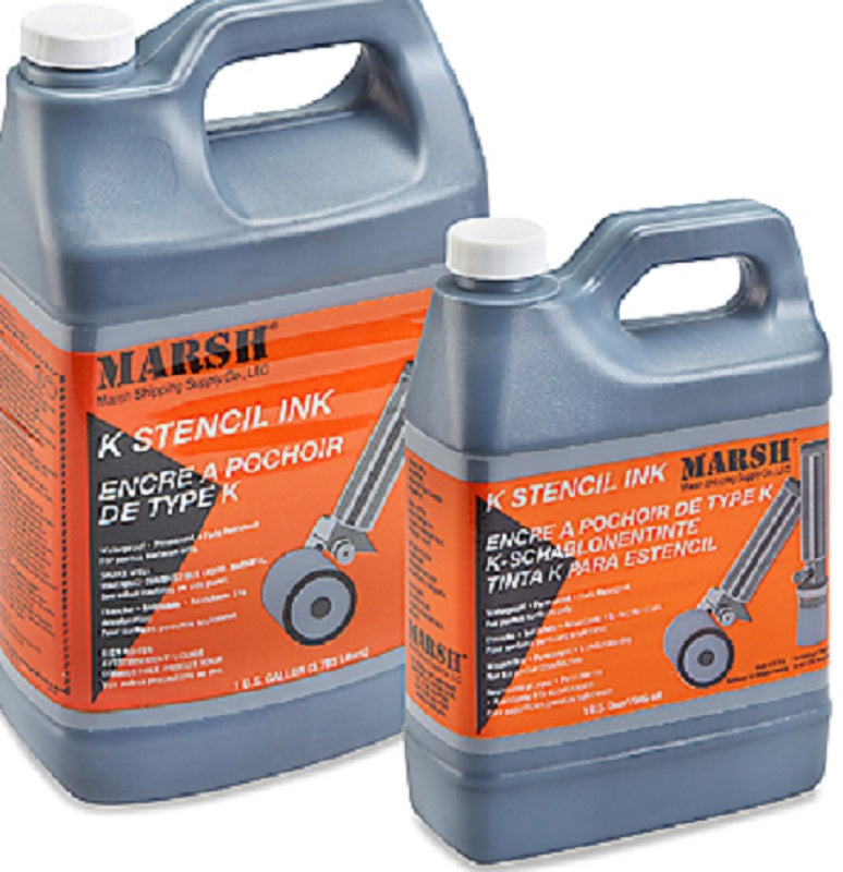 K-BK-G - Marsh K Stencil Ink - Black
