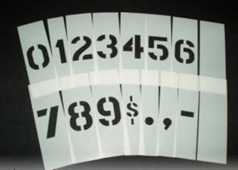 Mylar Number Set 9 Inch