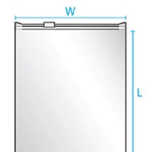 8 x 10 Slider Top Bags - 3mil - 250ct