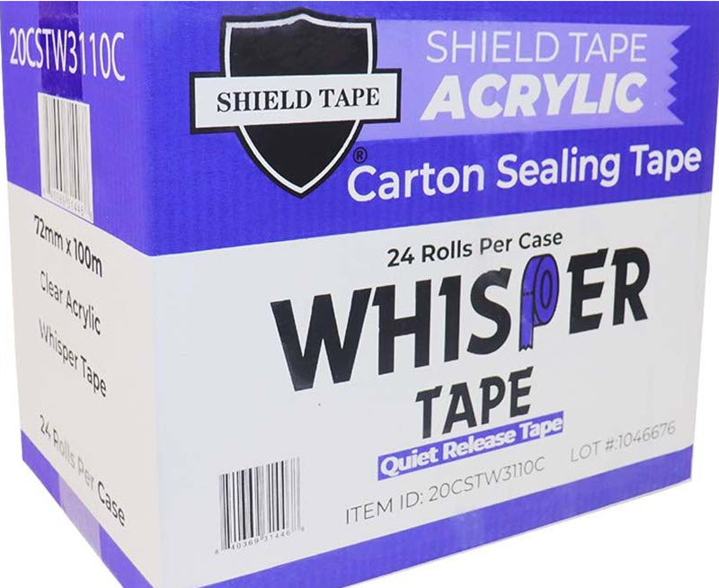 24 Rolls of Quiet Release Clear Tape