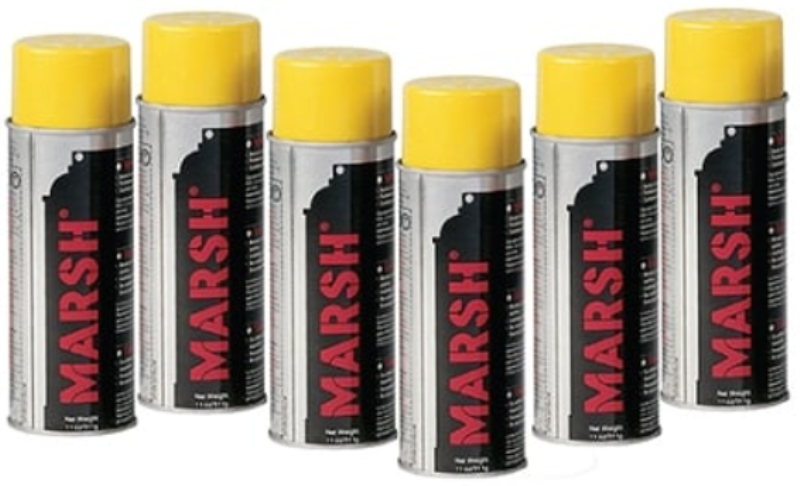 Yellow Spray Stencil Ink