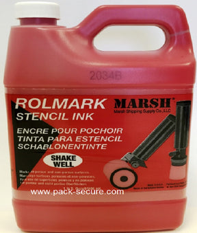 Rolmark Stencil Ink - Red - 20891