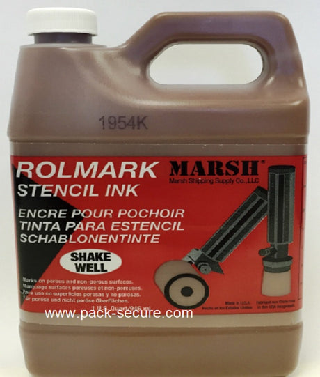 Rolmark Stencil Ink - Brown - 20895