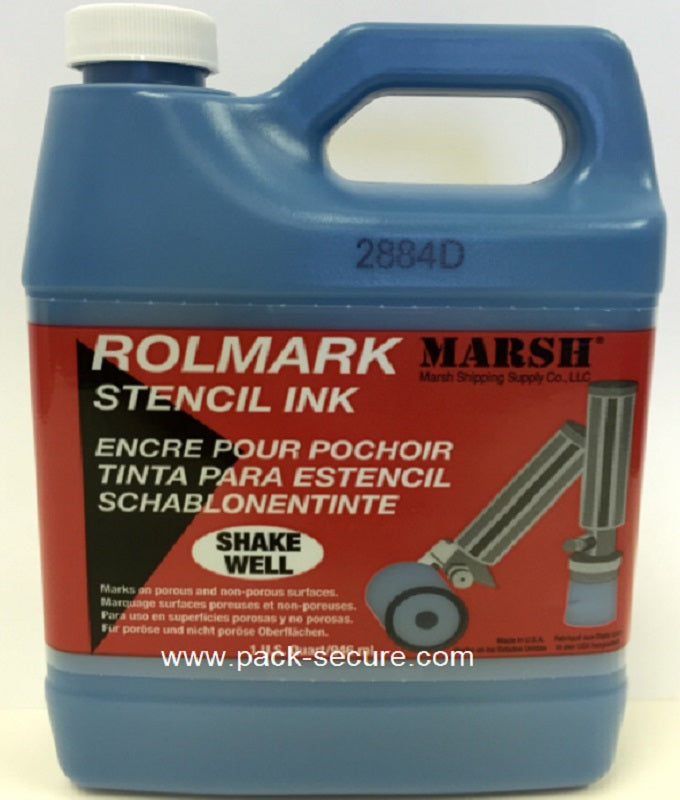 Rolmark Stencil Ink - Blue - 20889
