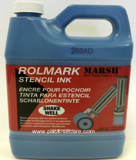 Rolmark Stencil Ink - Blue - 20908
