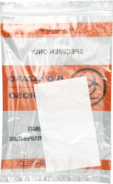 Bio-Hazard Bag 6 x 9  - Specimen Shield w/Absorbent pad 2 Mil 1000 Ct - NON-RETURNABLE