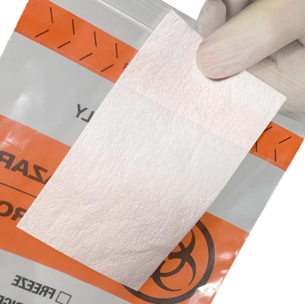 Bio-Hazard Bag 6 x 9  - Specimen Shield w/Absorbent pad 2 Mil 1000 Ct - NON-RETURNABLE