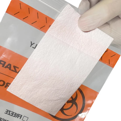 Bio-Hazard Bag 6 x 9  - Specimen Shield w/Absorbent pad 2 Mil 1000 Ct - NON-RETURNABLE