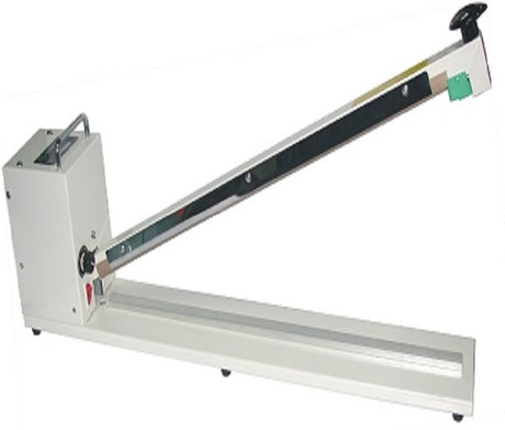 AIE 40" Hand Sealer, AIE-1000T - The sealer in the video looks different, but operates the same.