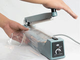 Hand Impulse Sealer in Use AIE