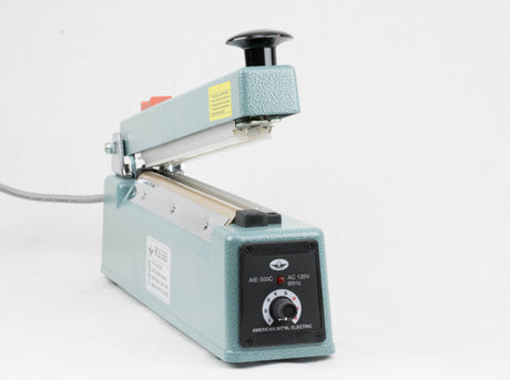 AIE Hand Operated Impulse Sealer with Cutter