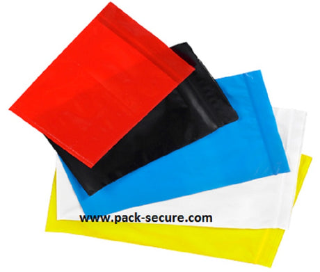 Colored Zip Bags 6 x 9