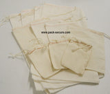 12 x 20 Cloth Bags, Drawstring style