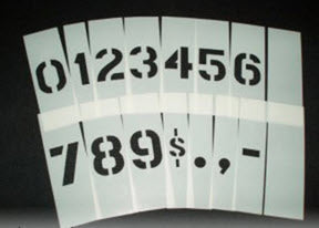 Mylar Number Set 12 Inch