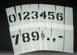 Mylar Number Set 4 Inch