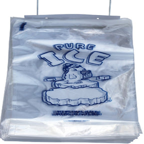 Ice Bags Wicketed with Twist Tie