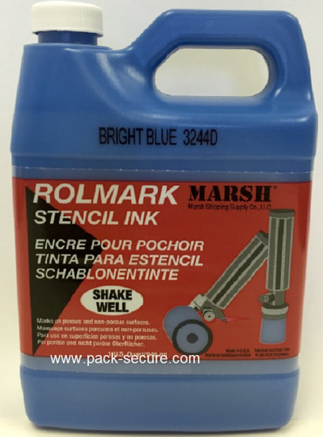 Rolmark Stencil Ink - Bright Blue - 20919