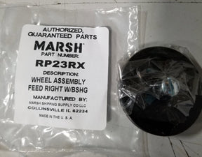 RP23RX - FEED RIGHT WHEEL ASSY with BUSHING