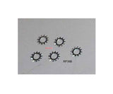 RP38B - LK EXT TOOTH WASHER 1/5 - Qty 5