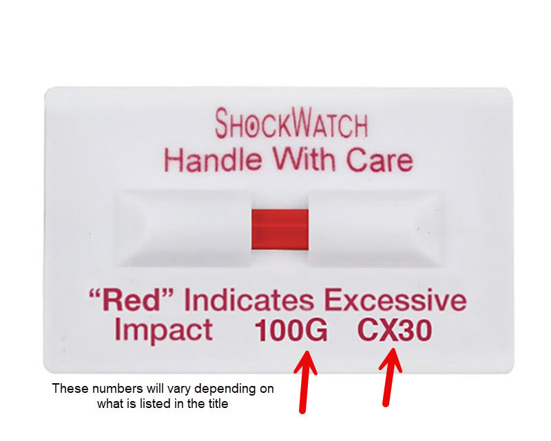 ShockWatch Clips Single Tube 32200
