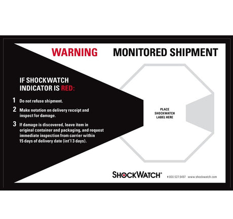 ShockWatch Companion Labels 26106