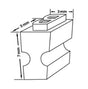 TS-NLS-18PT-HLM-FRM-A-Z-Set 18PT Typeset for Band Sealers